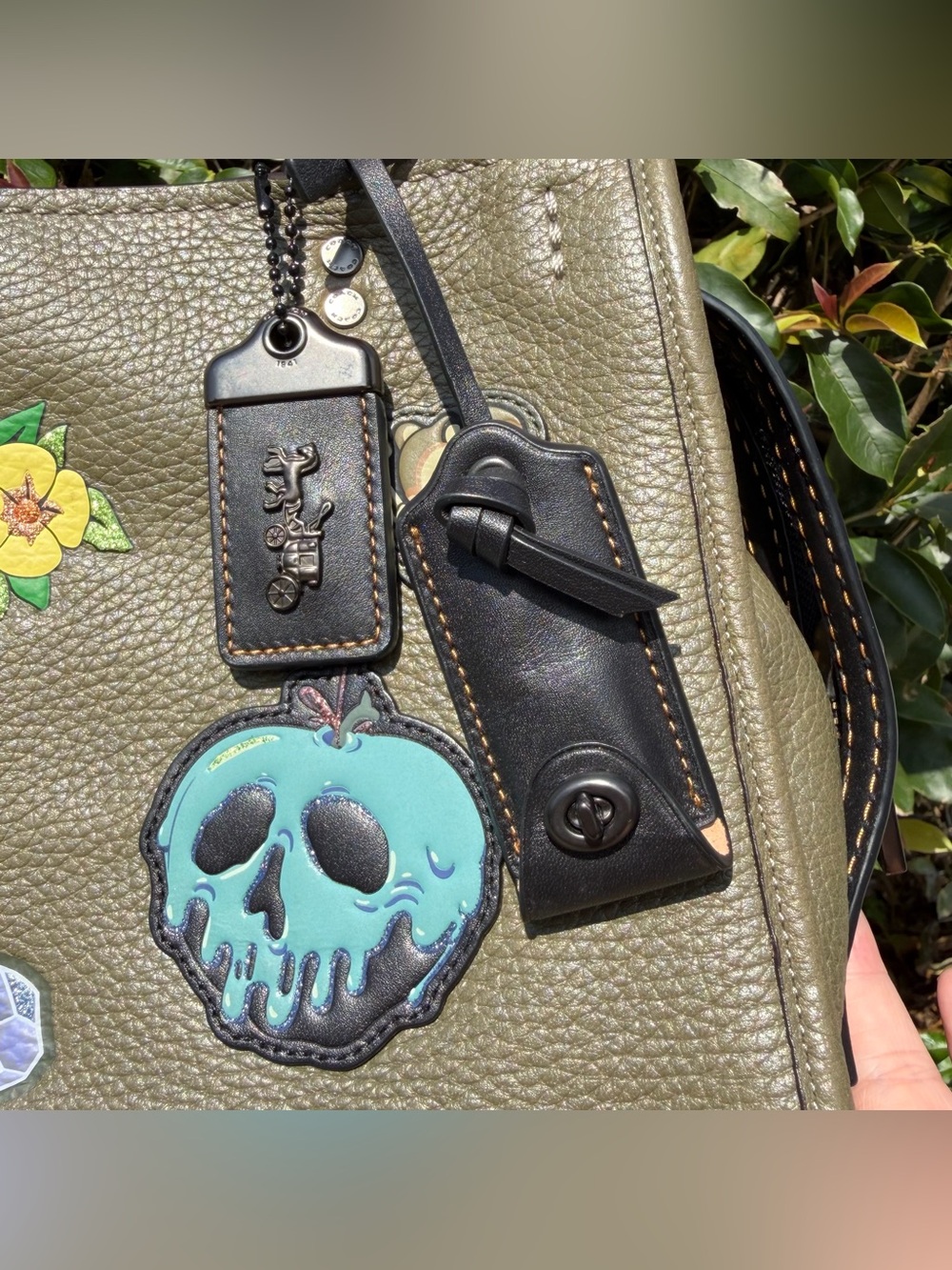 EUC Disney X Coach Rogue 25 With Patches 32780 - Picture 3 of 14